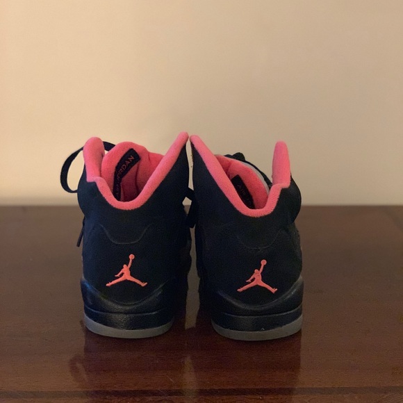 Nike Shoes | Nike Retro V Black And Peach Jordans Size 9 | Poshmark